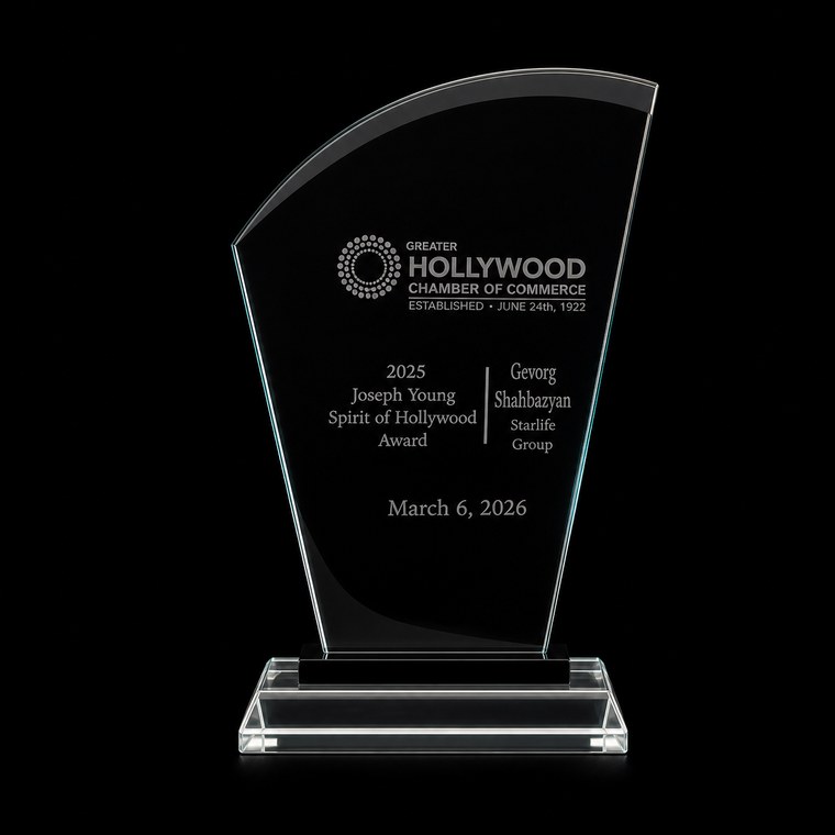 Greater Hollywood Chamber of Commerce award