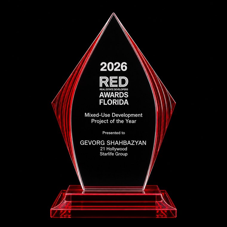2026 RED Awards Florida trophy