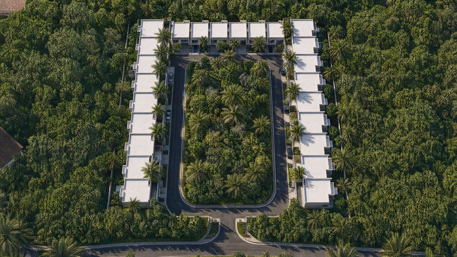 The Estates at Riverland aerial rendering